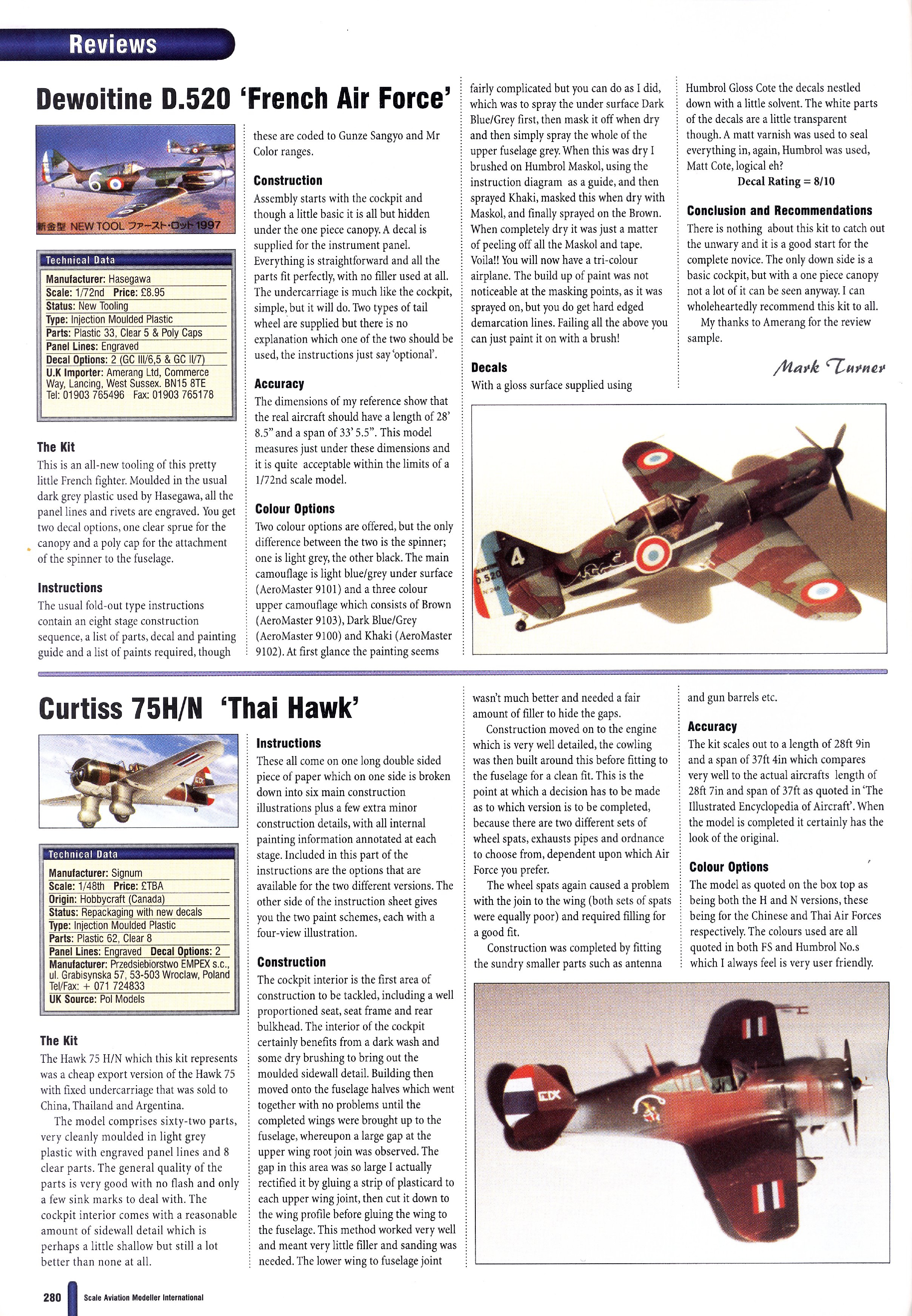 Scale Aviation Modeller International 1998-05